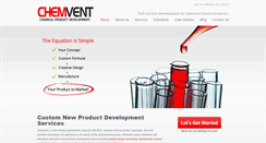 Desktop Screenshot of chemvent.com