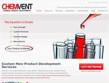 Tablet Screenshot of chemvent.com